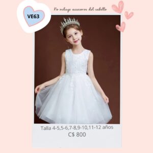 Vestido blanco corto,--VE63