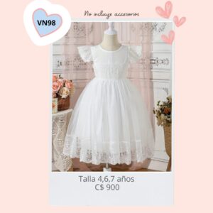 Vestido blanco,--VN98
