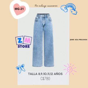 Jeans prelavado. MG-21