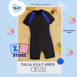 Traje de baño de una pieza,--TB-27