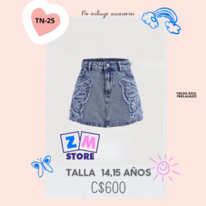Falda estilo DEMIN,--TN-25