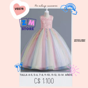 vestido largo,--VE07R