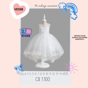 Vestido blanco.--VE35B