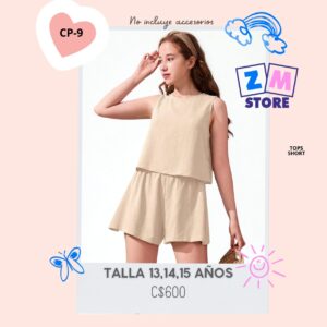 Conjunto con shorts,--CP-9