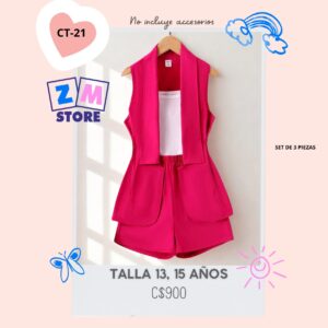 Conjunto con short.--CT-21