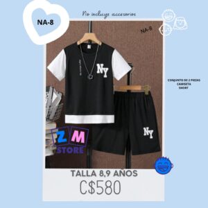 Conjunto con short.--NA-8