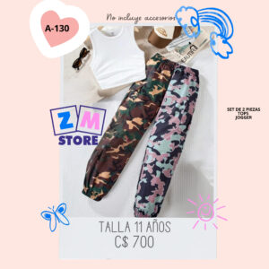Conjunto con jogger.--A-130