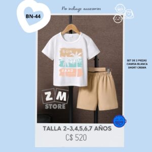 Conjunto con shorts,--BN-44