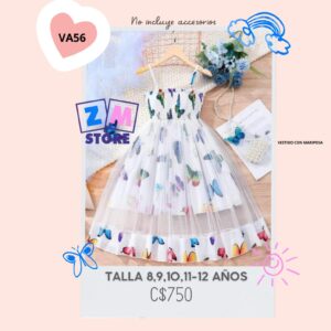 Vestido estampado,--VA56