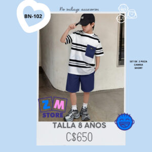 Conjunto con short.--BN-102