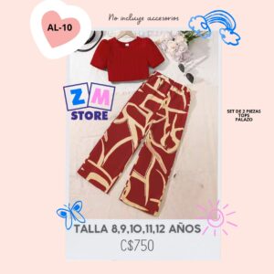 Cojunto con palazo.--AL-10