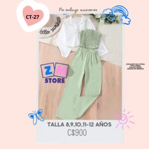 Conjunto de tres piezas.--CT-27