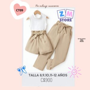 Conjunto de tres piezas.--CT09