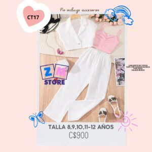 Conjunto de tres piezas,--CT17