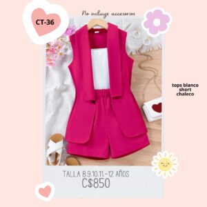 Conjunto de 3 piezas.--CT-36