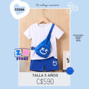 Conjunto con shorts,--CO26A