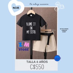 Conjunto con short,--NC45
