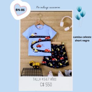 Conjunto con short.--BN-86