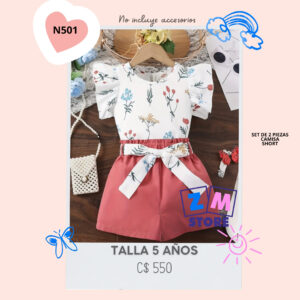 Conjunto con short.--N501