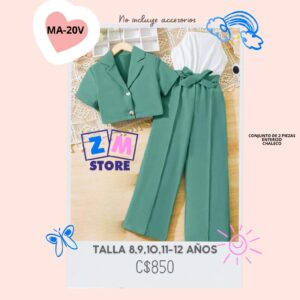 Enterizo con chaleco,--MA-20V