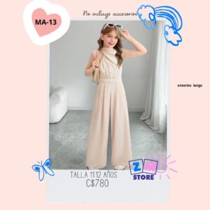 Enterizo beige.--MA-13