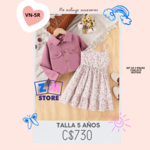 Vestido estampado,--VN-5R