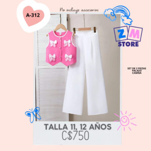 Conjunto con palazo.--A312