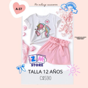 Conjunto con short--A-35