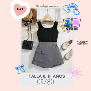 Conjunto con shorts,--A-73