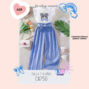 Conjunto con palazo.--A28