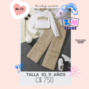 Conjunto con jogger.--AL-12