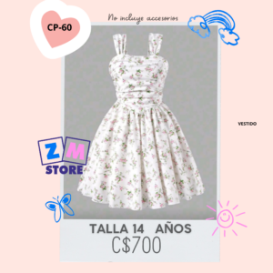 Vestido estampado.--CP-60