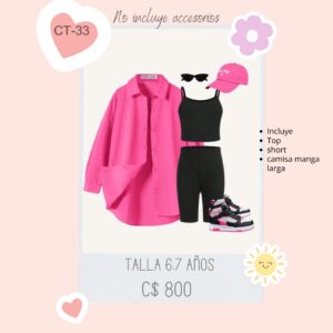 Conjunto con short. --CT-33