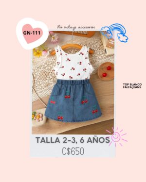 Conjunto con falda.--GN-111