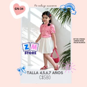 Conjunto con falda.--GN-34