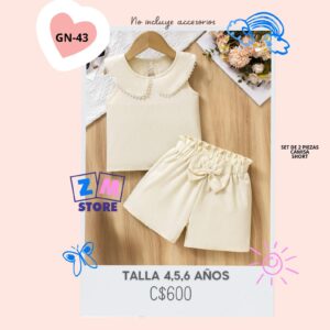 Conjunto con shorts.--GN-43