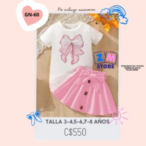 Conjunto con falda,--GN-60