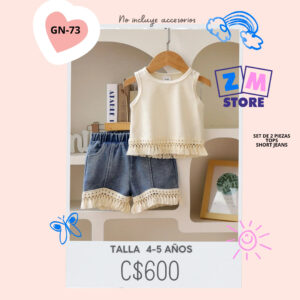 Conjunto con short.--GN-73