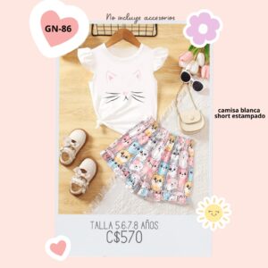 Conjunto con short,--GN-86