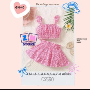 Conjunto con falda.--GN-40