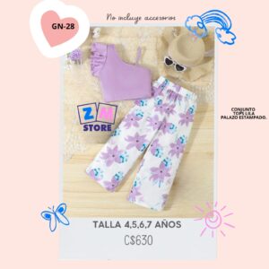 Conjunto con palazo,--GN-28