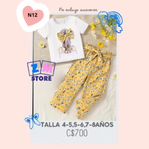 Conjunto con palazo.--N-12