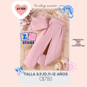 Conjunto con palazo. --A110R