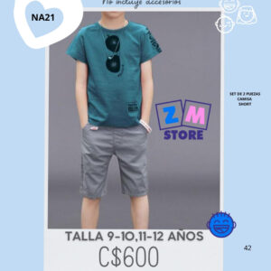 Conjunto con short,--NA21