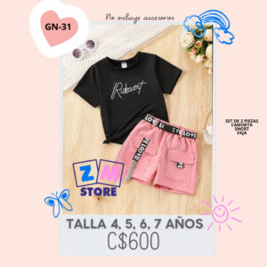 Conjunto con short.--GN-310