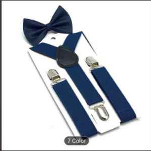 tirantes y lazos para niño.