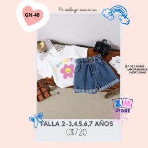 Conjunto con short.--GN-48