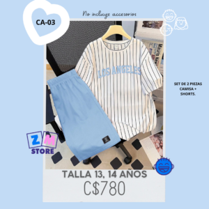 Conjunto de 2 piezas para adolescentes - CA-03