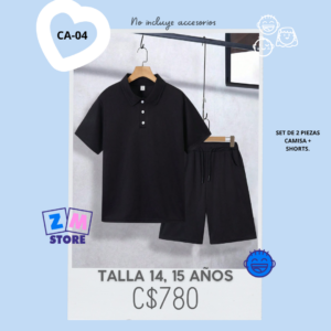 Conjunto de 2 piezas para adolescentes - CA-04