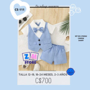 Conjunto con short.--CE-111